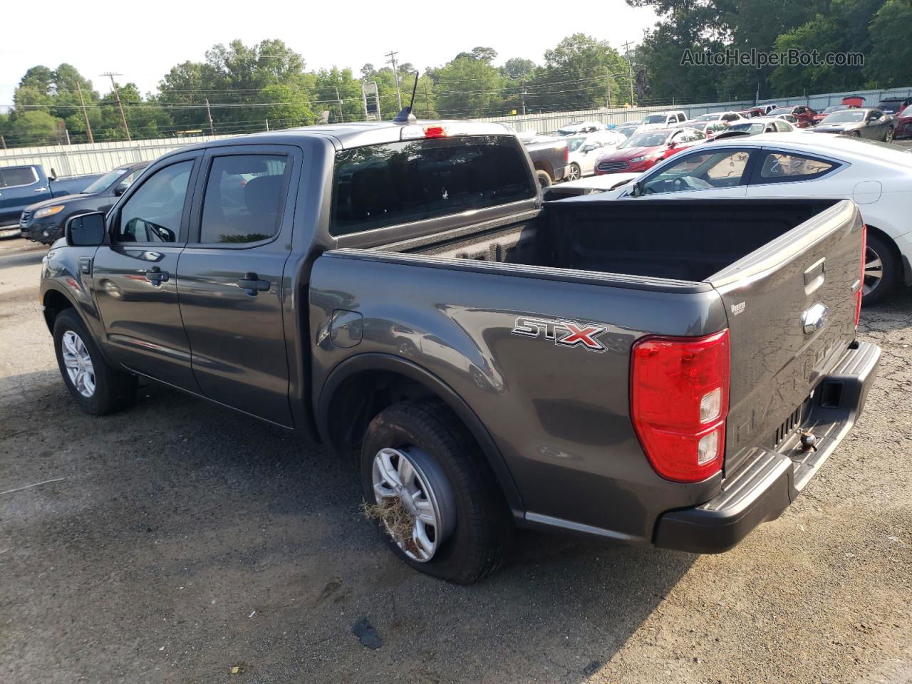 2019 Ford Ranger Xl Gray vin: 1FTER4EH5KLA47396