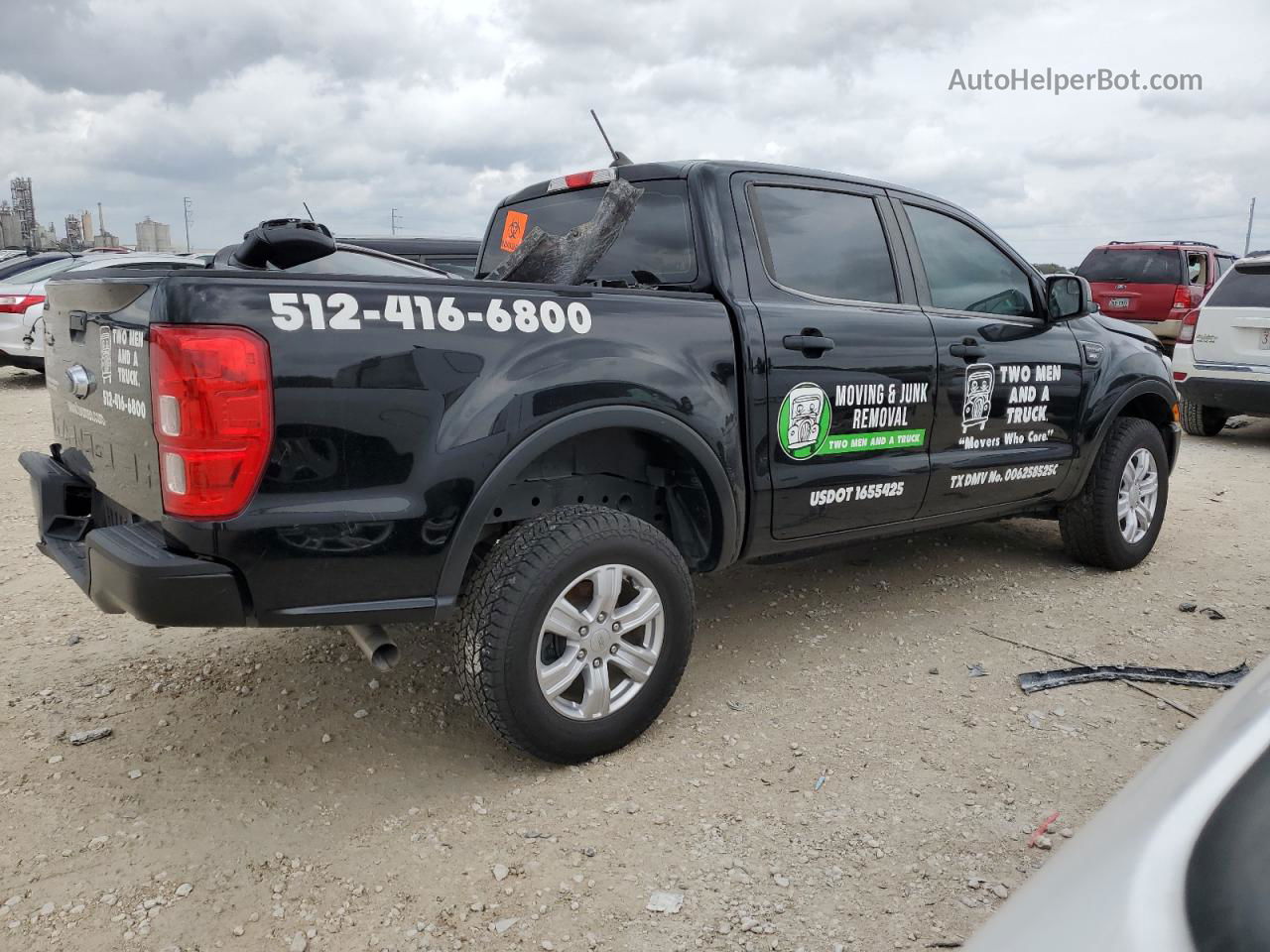 2019 Ford Ranger Xl Черный vin: 1FTER4EH5KLB01649