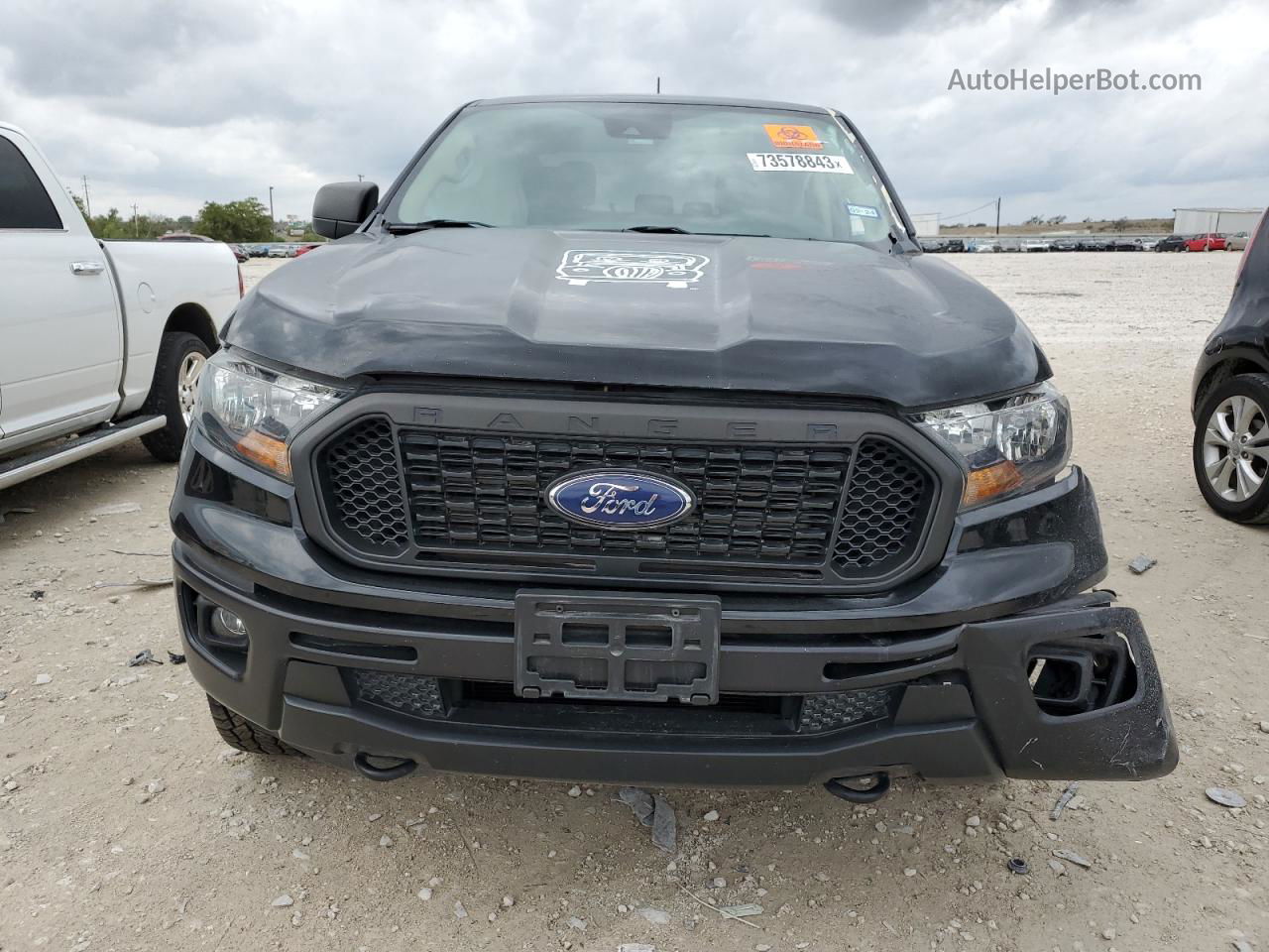 2019 Ford Ranger Xl Black vin: 1FTER4EH5KLB01649