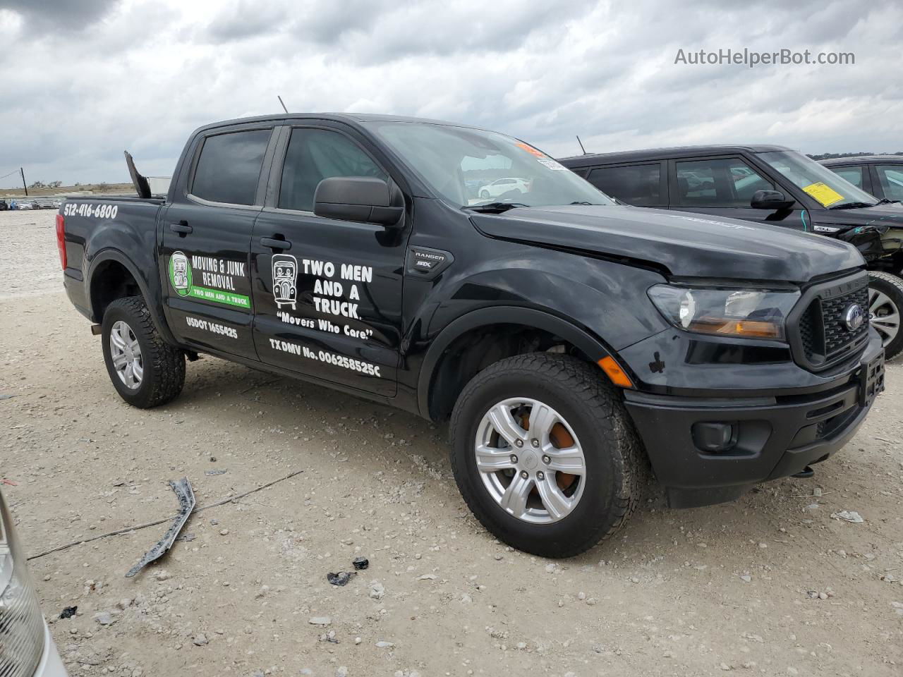 2019 Ford Ranger Xl Черный vin: 1FTER4EH5KLB01649