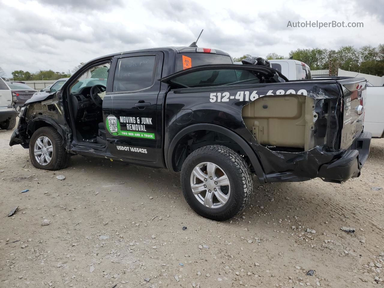 2019 Ford Ranger Xl Black vin: 1FTER4EH5KLB01649