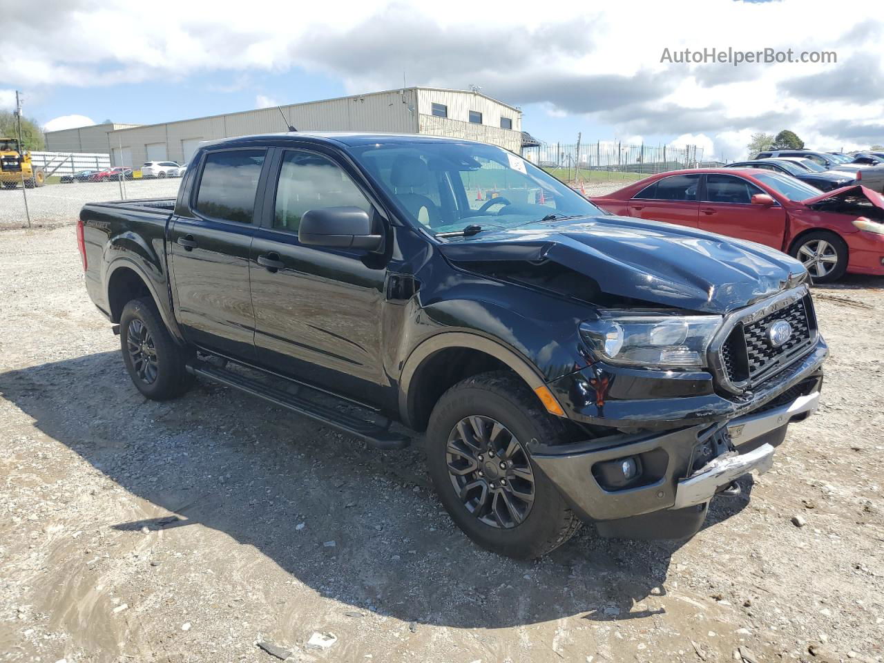 2019 Ford Ranger Xl Black vin: 1FTER4EH5KLB05006