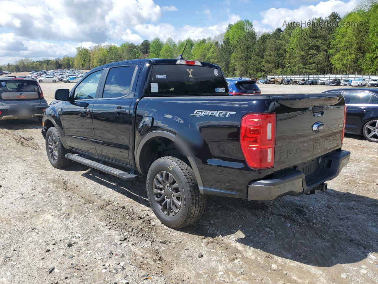 2019 Ford Ranger Xl Черный vin: 1FTER4EH5KLB05006