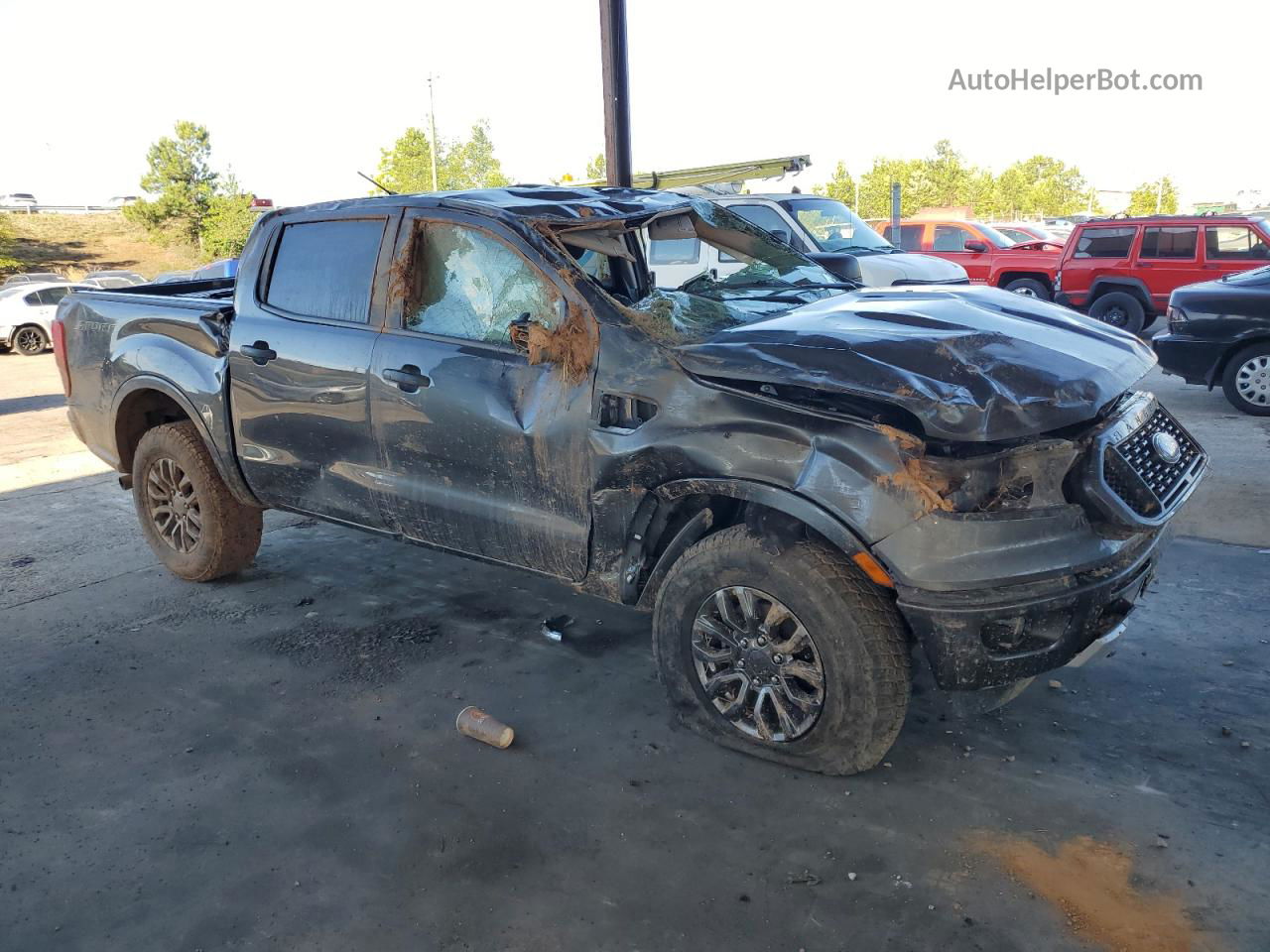 2020 Ford Ranger Xl Black vin: 1FTER4EH5LLA43981