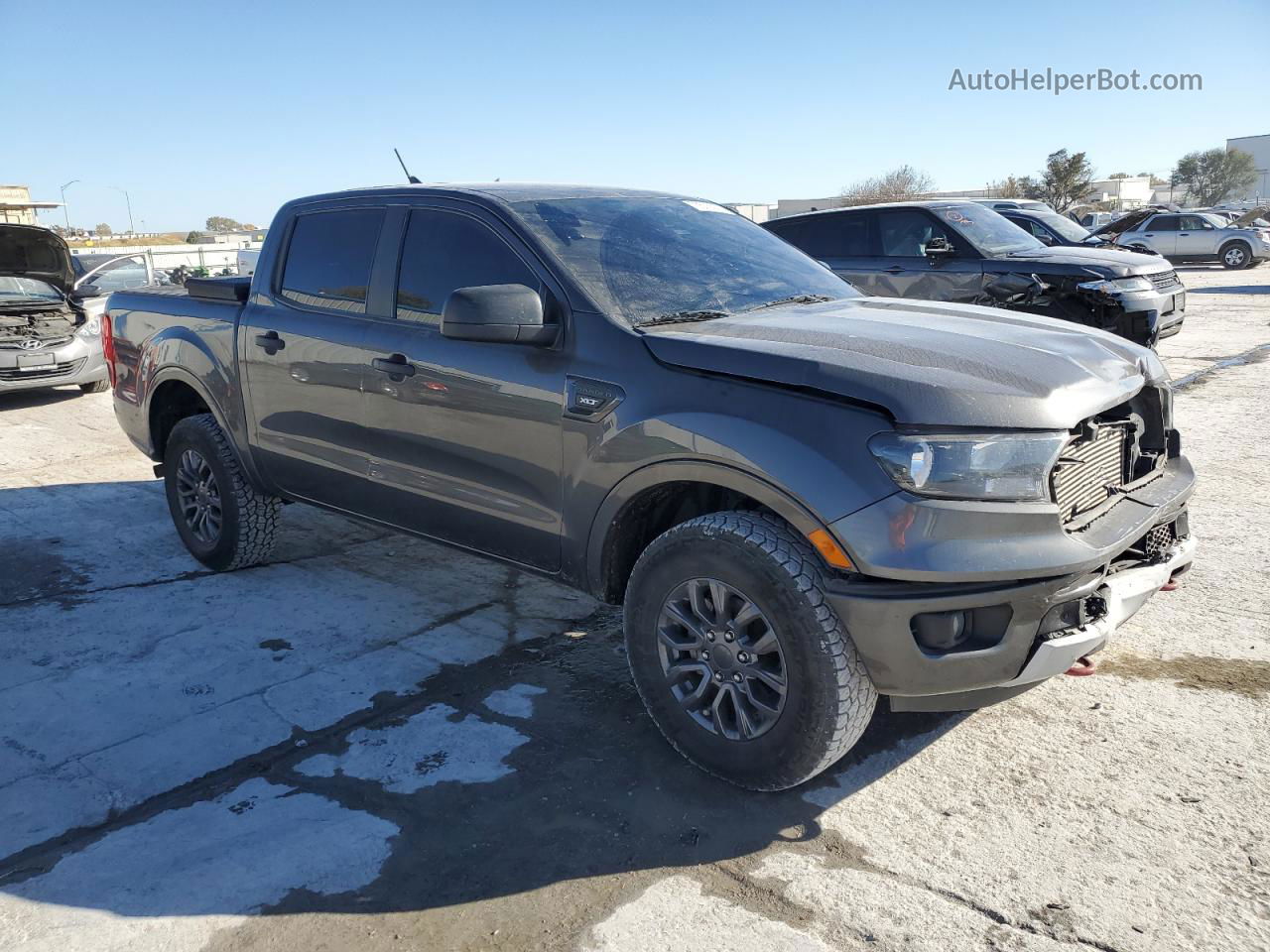 2020 Ford Ranger Xl Gray vin: 1FTER4EH5LLA98561