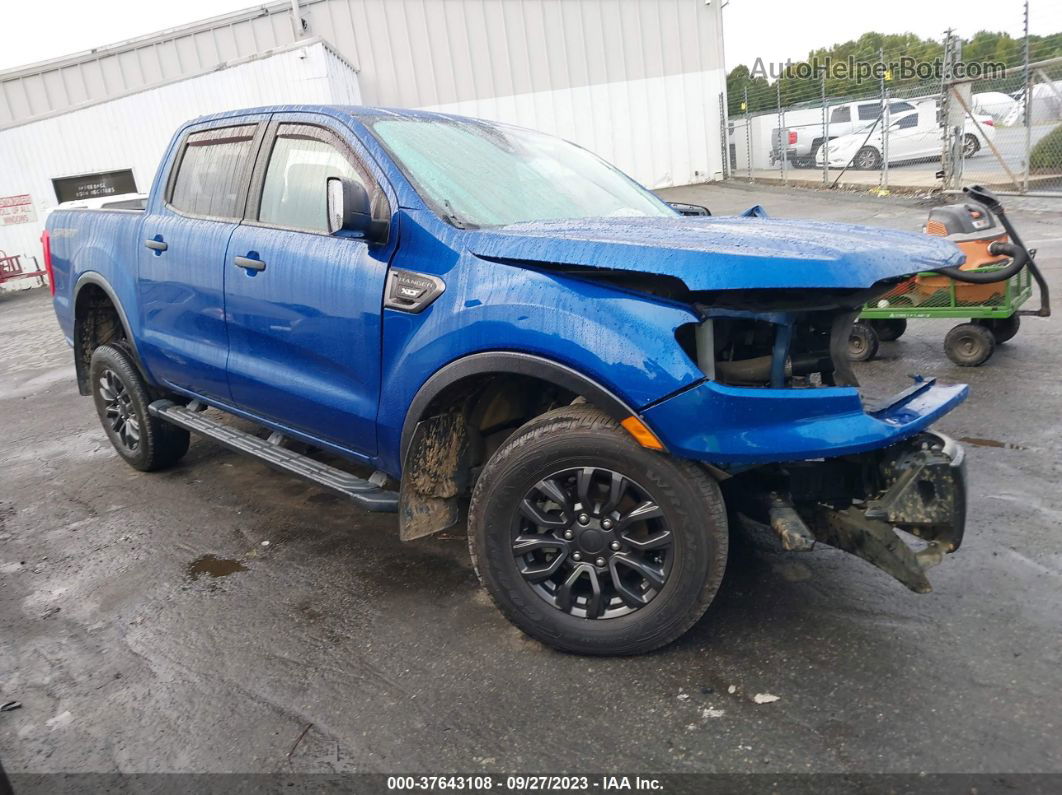 2019 Ford Ranger Xlt Blue vin: 1FTER4EH7KLA63132