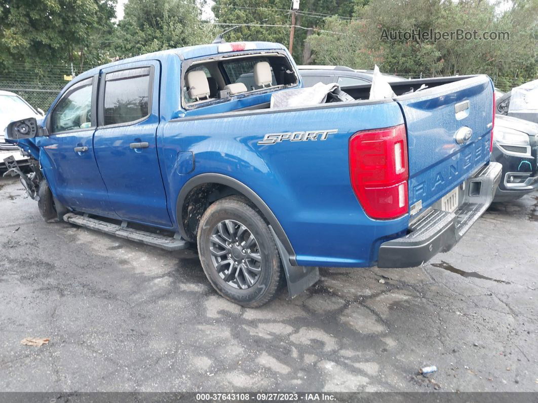 2019 Ford Ranger Xlt Синий vin: 1FTER4EH7KLA63132