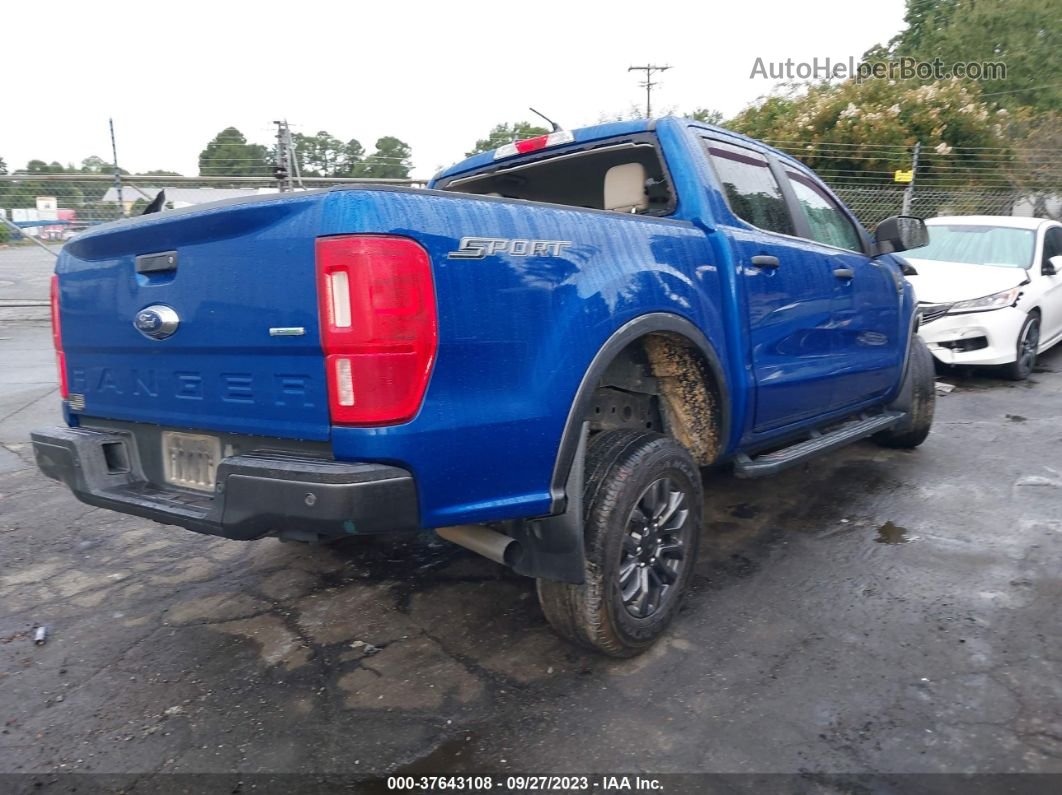 2019 Ford Ranger Xlt Blue vin: 1FTER4EH7KLA63132