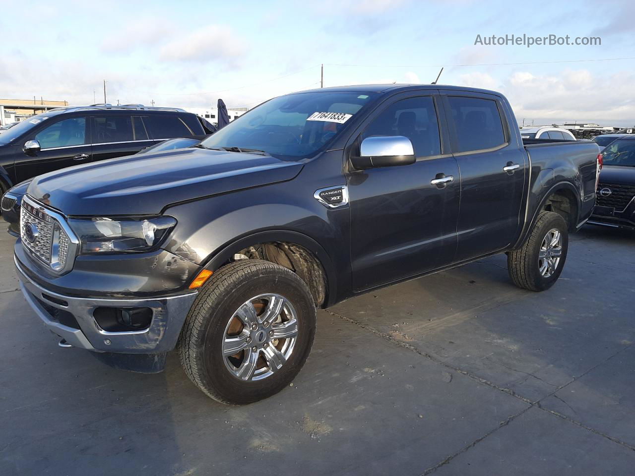 2019 Ford Ranger Xl Черный vin: 1FTER4EH7KLA78990