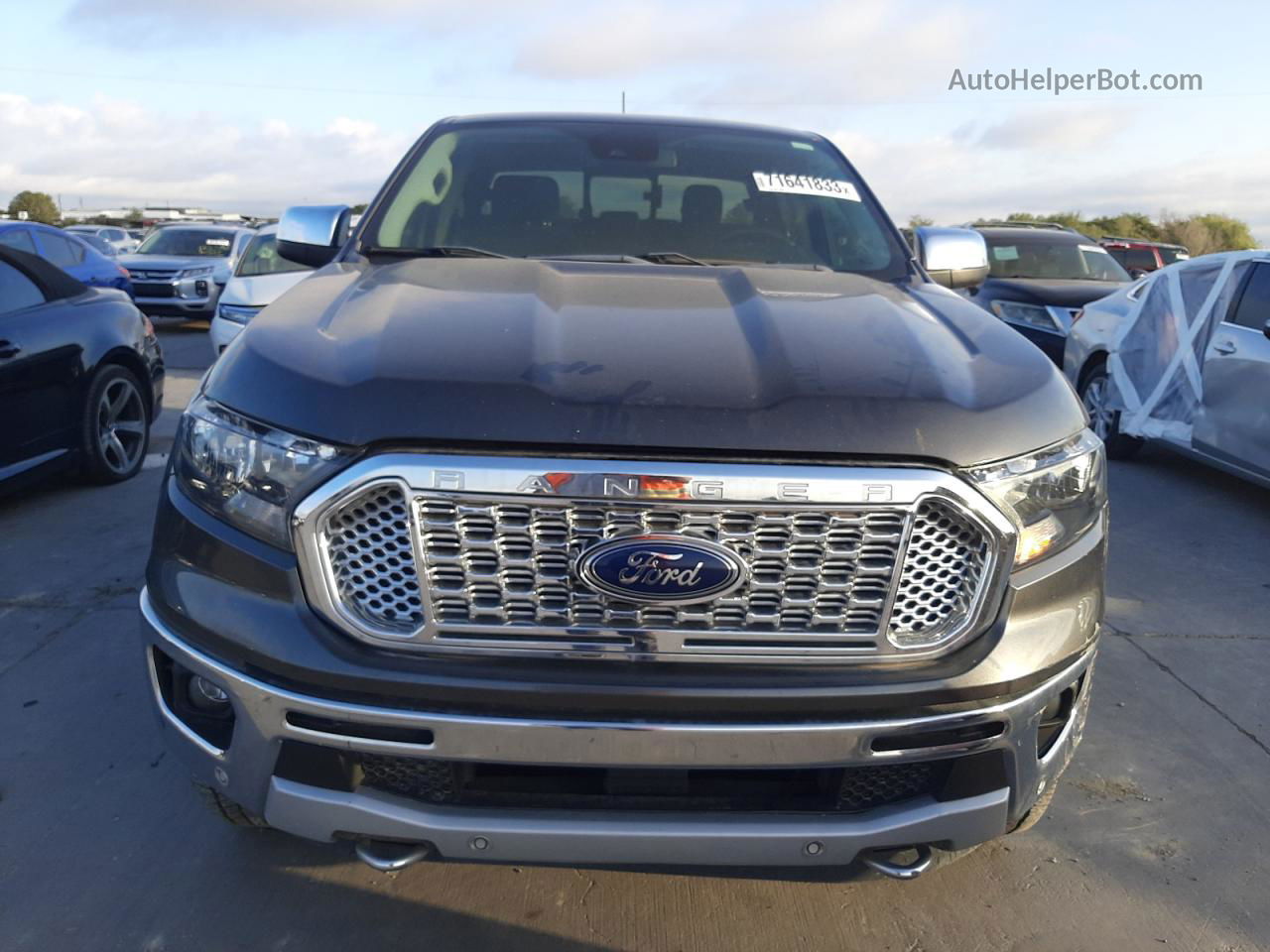 2019 Ford Ranger Xl Black vin: 1FTER4EH7KLA78990