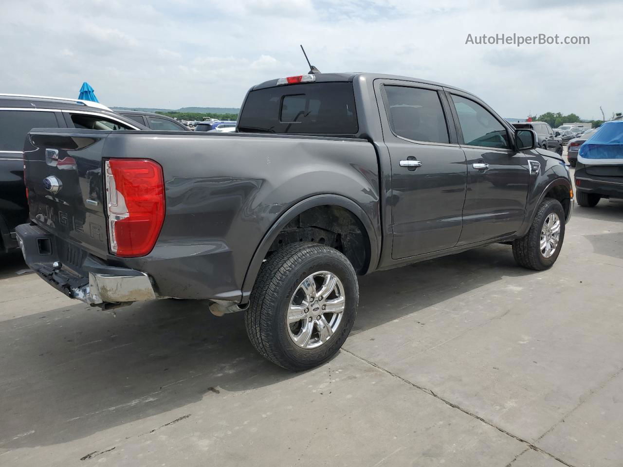 2019 Ford Ranger Xl Gray vin: 1FTER4EH7KLA78990