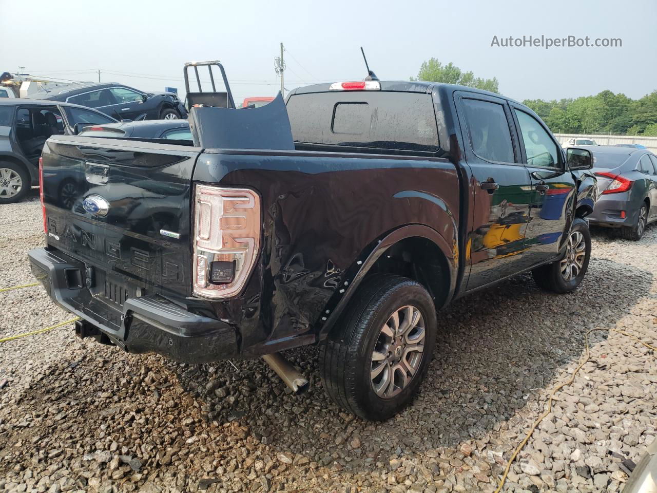 2019 Ford Ranger Xl Черный vin: 1FTER4EH7KLA96275