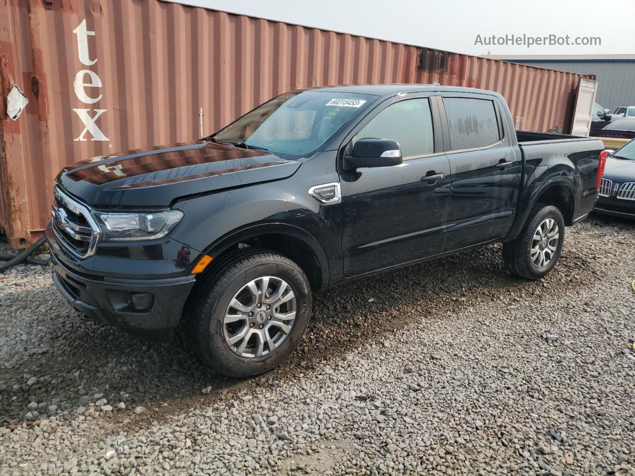 2019 Ford Ranger Xl Black vin: 1FTER4EH7KLA96275