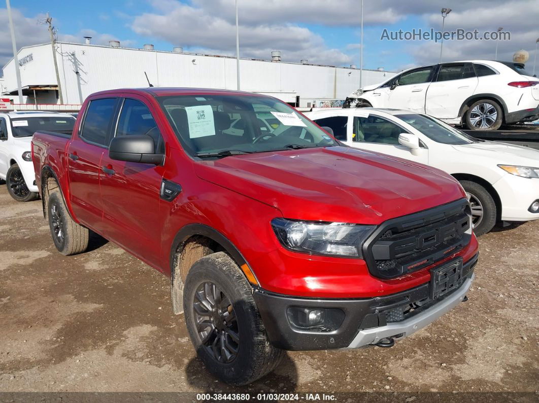 2019 Ford Ranger Xlt Red vin: 1FTER4EH7KLB21336