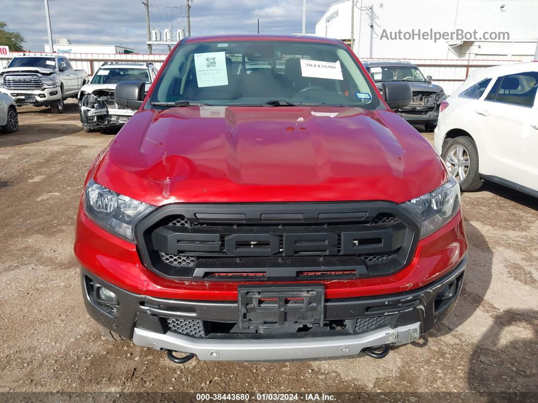 2019 Ford Ranger Xlt Red vin: 1FTER4EH7KLB21336