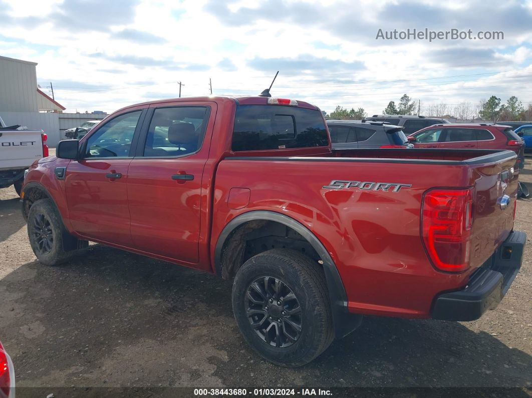 2019 Ford Ranger Xlt Red vin: 1FTER4EH7KLB21336