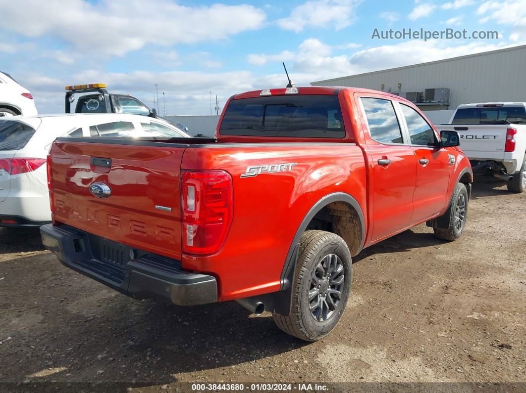 2019 Ford Ranger Xlt Red vin: 1FTER4EH7KLB21336