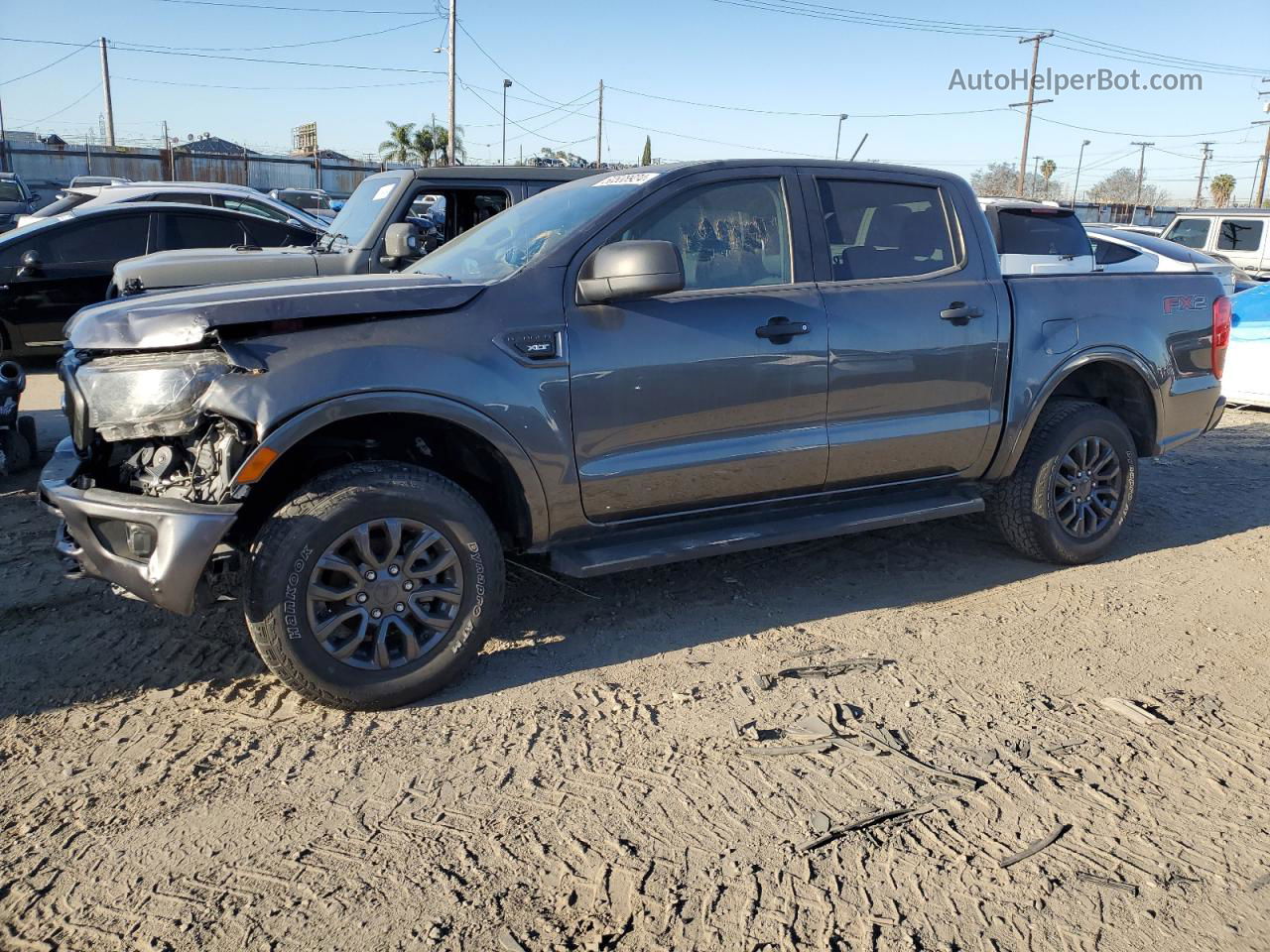 2020 Ford Ranger Xl Угольный vin: 1FTER4EH7LLA45778