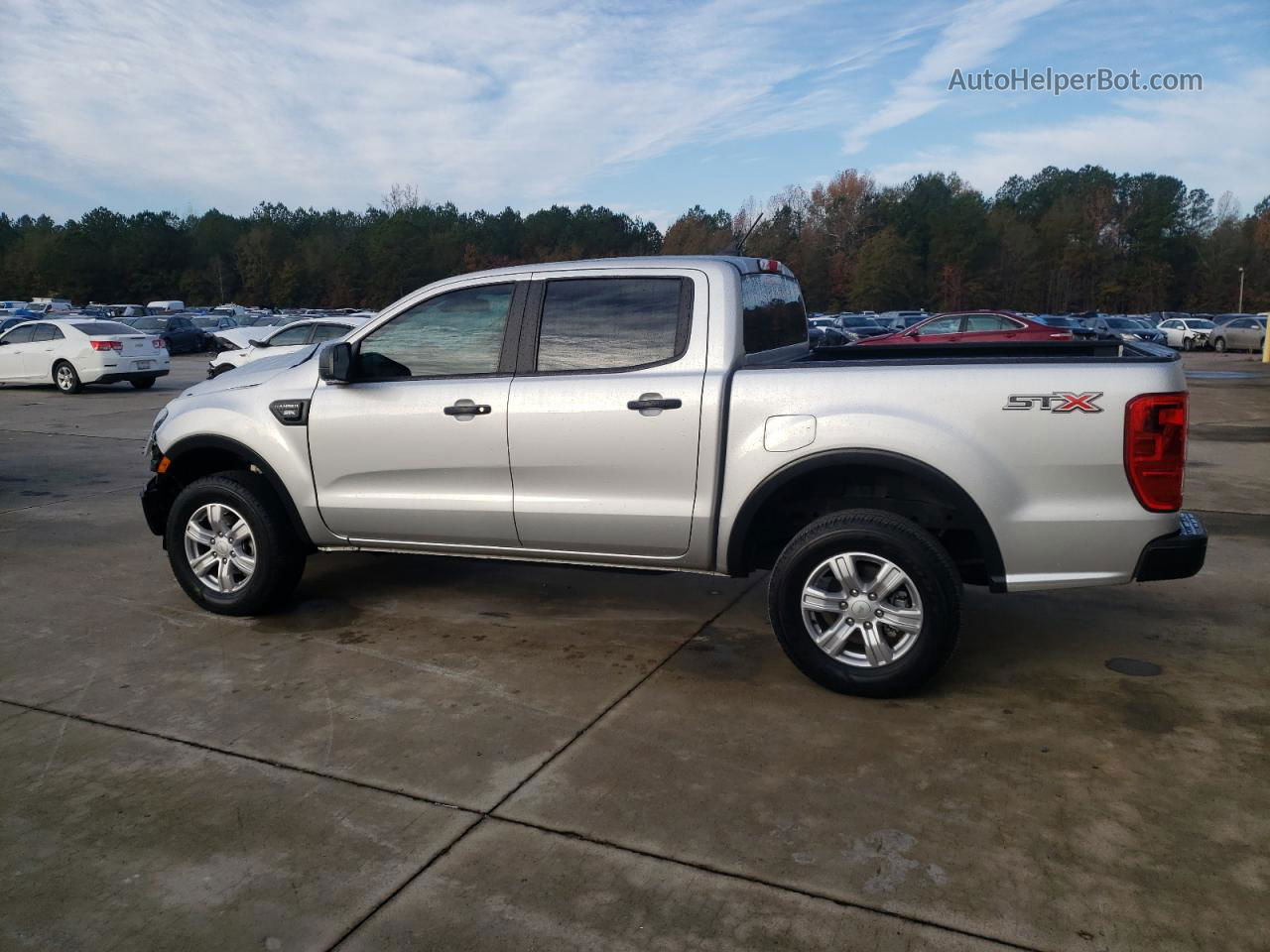 2019 Ford Ranger Xl Silver vin: 1FTER4EH8KLB18655