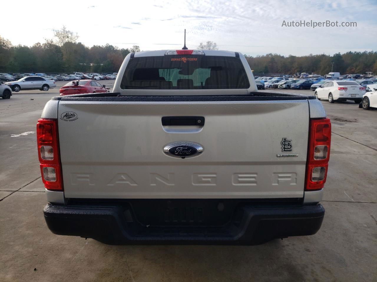 2019 Ford Ranger Xl Silver vin: 1FTER4EH8KLB18655