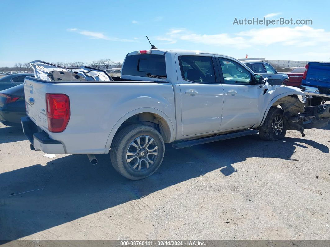 2020 Ford Ranger Lariat White vin: 1FTER4EH8LLA04334