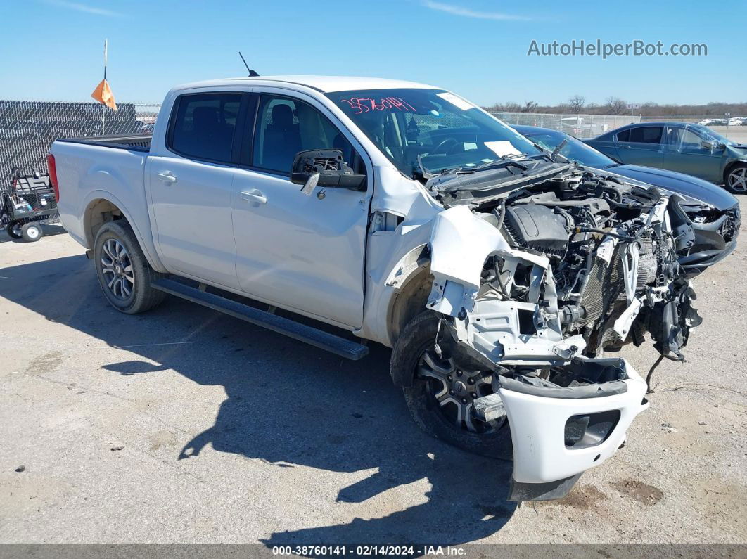 2020 Ford Ranger Lariat White vin: 1FTER4EH8LLA04334