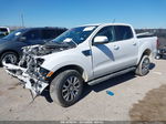 2020 Ford Ranger Lariat White vin: 1FTER4EH8LLA04334