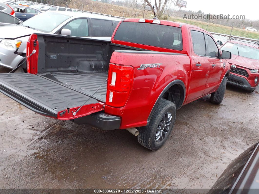 2020 Ford Ranger Xlt Red vin: 1FTER4EH8LLA16984