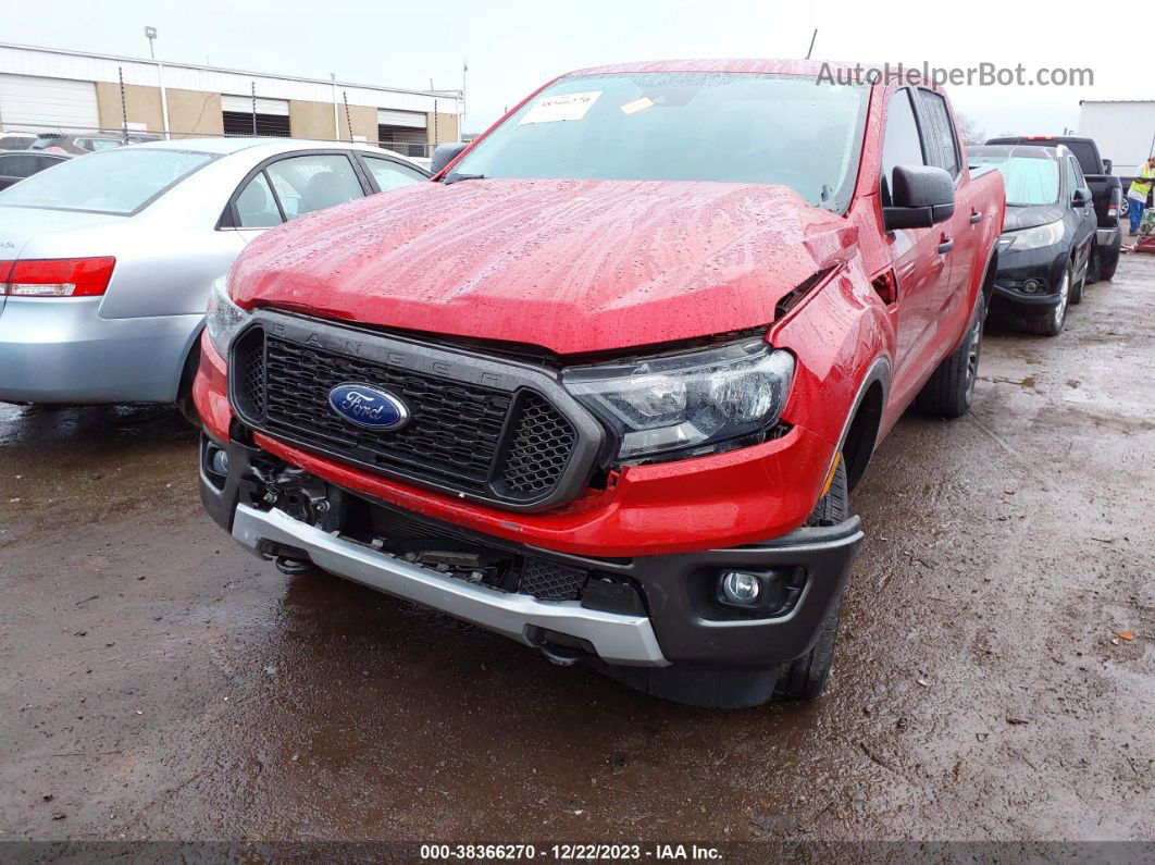 2020 Ford Ranger Xlt Red vin: 1FTER4EH8LLA16984