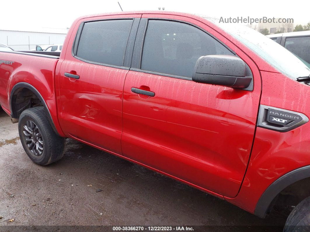 2020 Ford Ranger Xlt Red vin: 1FTER4EH8LLA16984