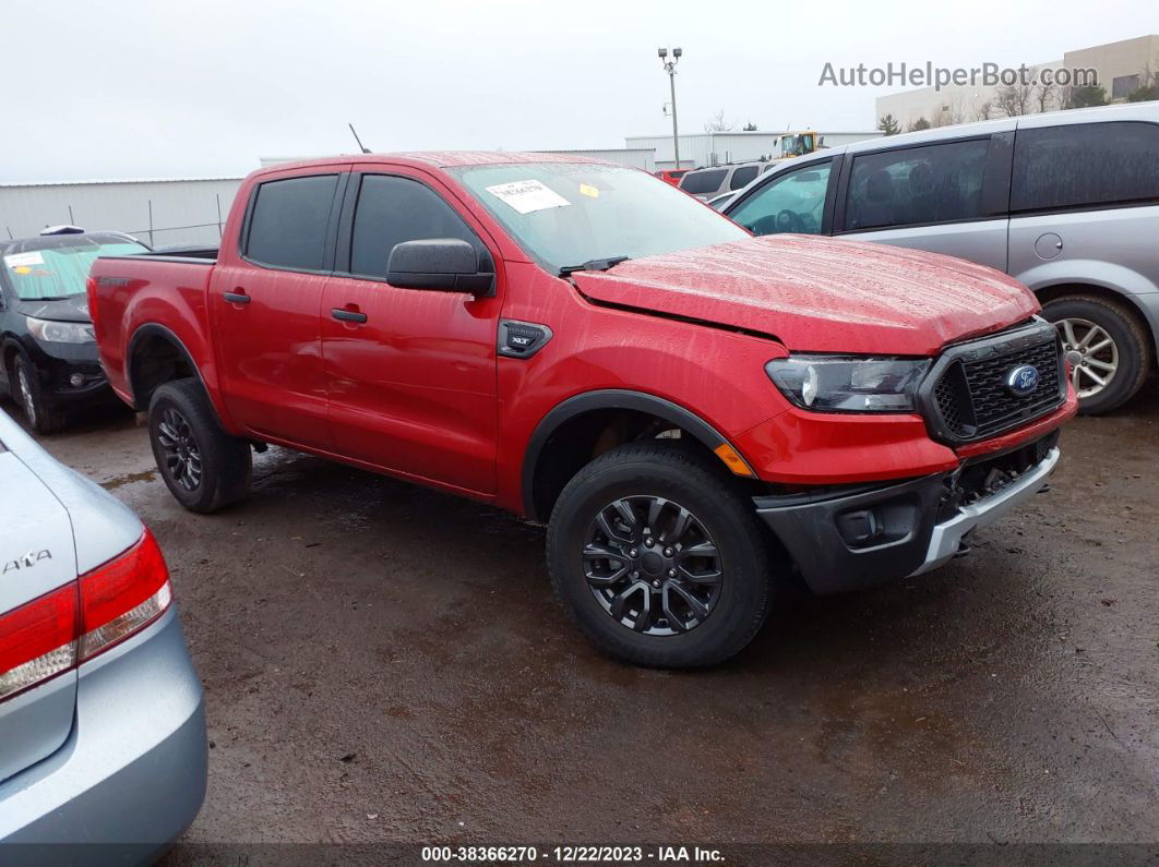 2020 Ford Ranger Xlt Red vin: 1FTER4EH8LLA16984