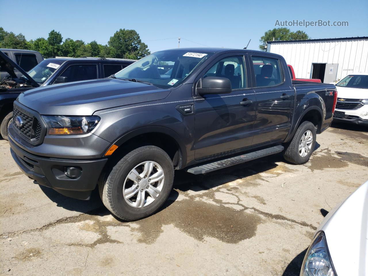 2020 Ford Ranger Xl Gray vin: 1FTER4EH8LLA40959