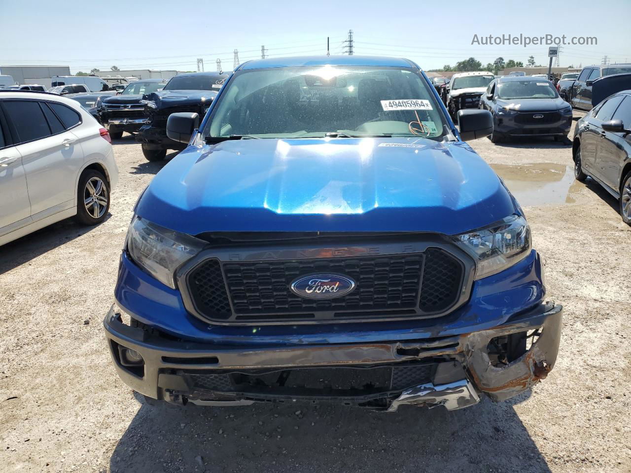 2020 Ford Ranger Xl Blue vin: 1FTER4EH8LLA75839