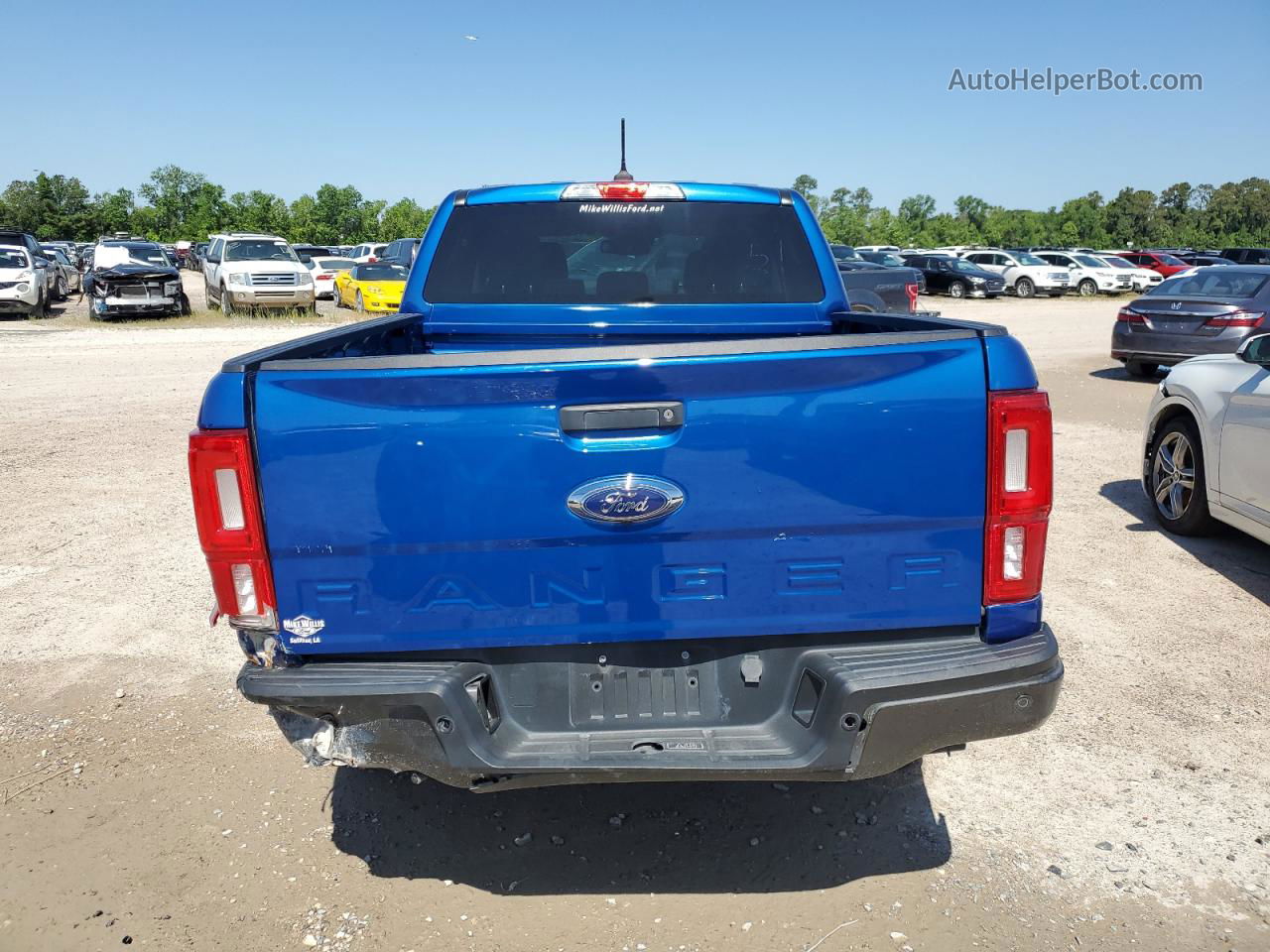 2020 Ford Ranger Xl Blue vin: 1FTER4EH8LLA75839