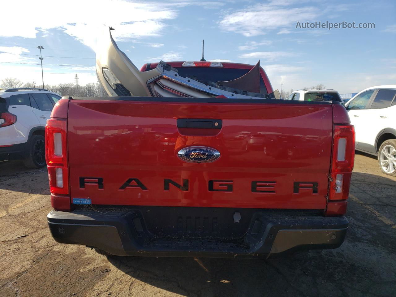 2020 Ford Ranger Xl Red vin: 1FTER4EH8LLA76005