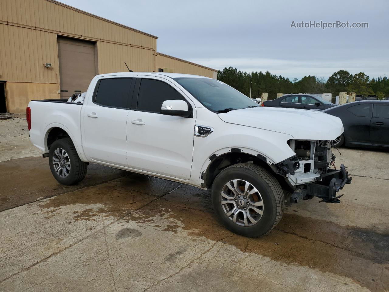 2019 Ford Ranger Xl White vin: 1FTER4EH9KLA22050