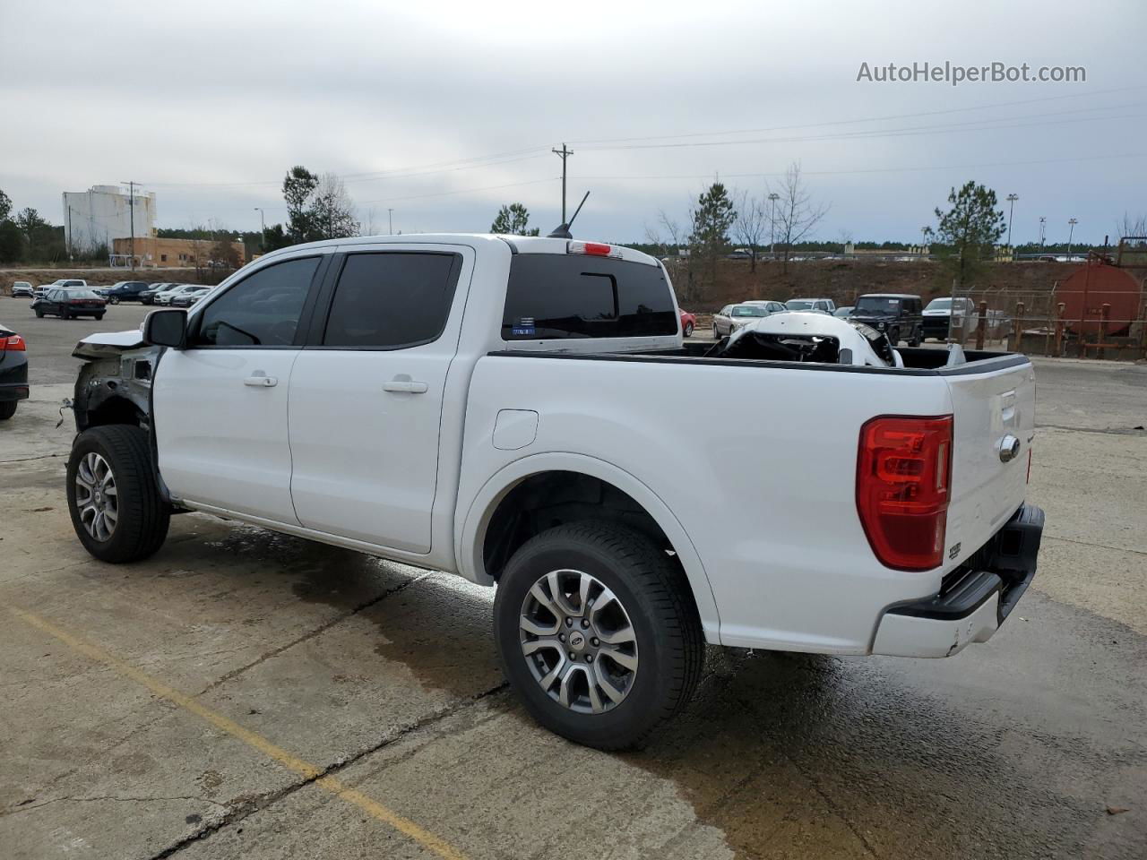 2019 Ford Ranger Xl White vin: 1FTER4EH9KLA22050