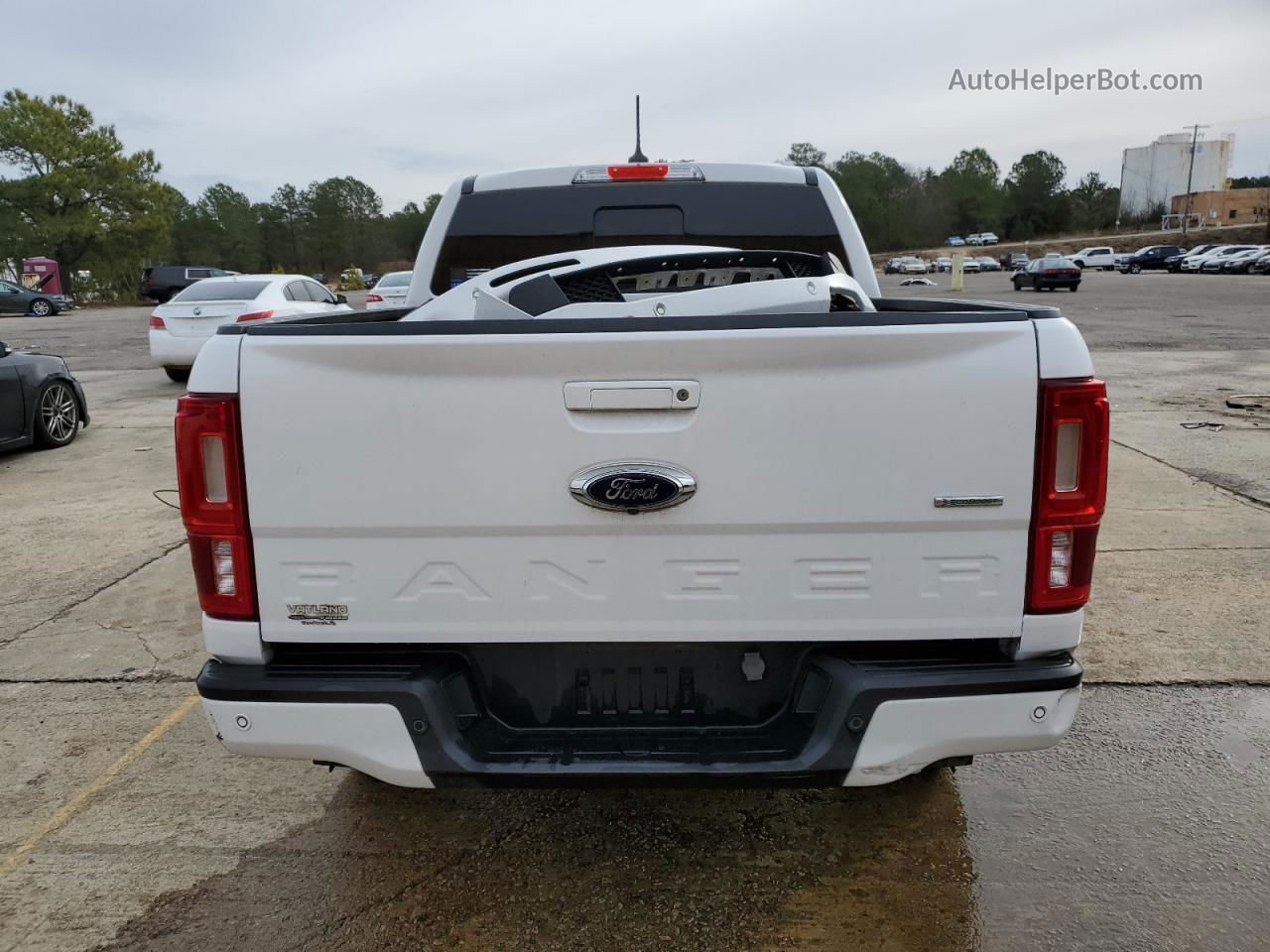 2019 Ford Ranger Xl White vin: 1FTER4EH9KLA22050