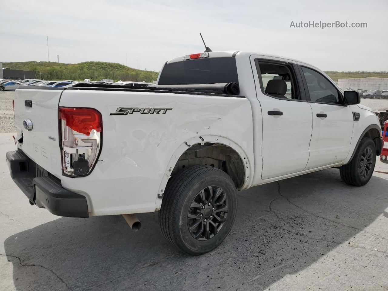 2019 Ford Ranger Xl White vin: 1FTER4EH9KLA82488