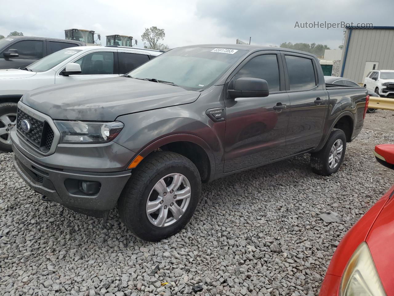 2019 Ford Ranger Xl Charcoal vin: 1FTER4EH9KLB11438