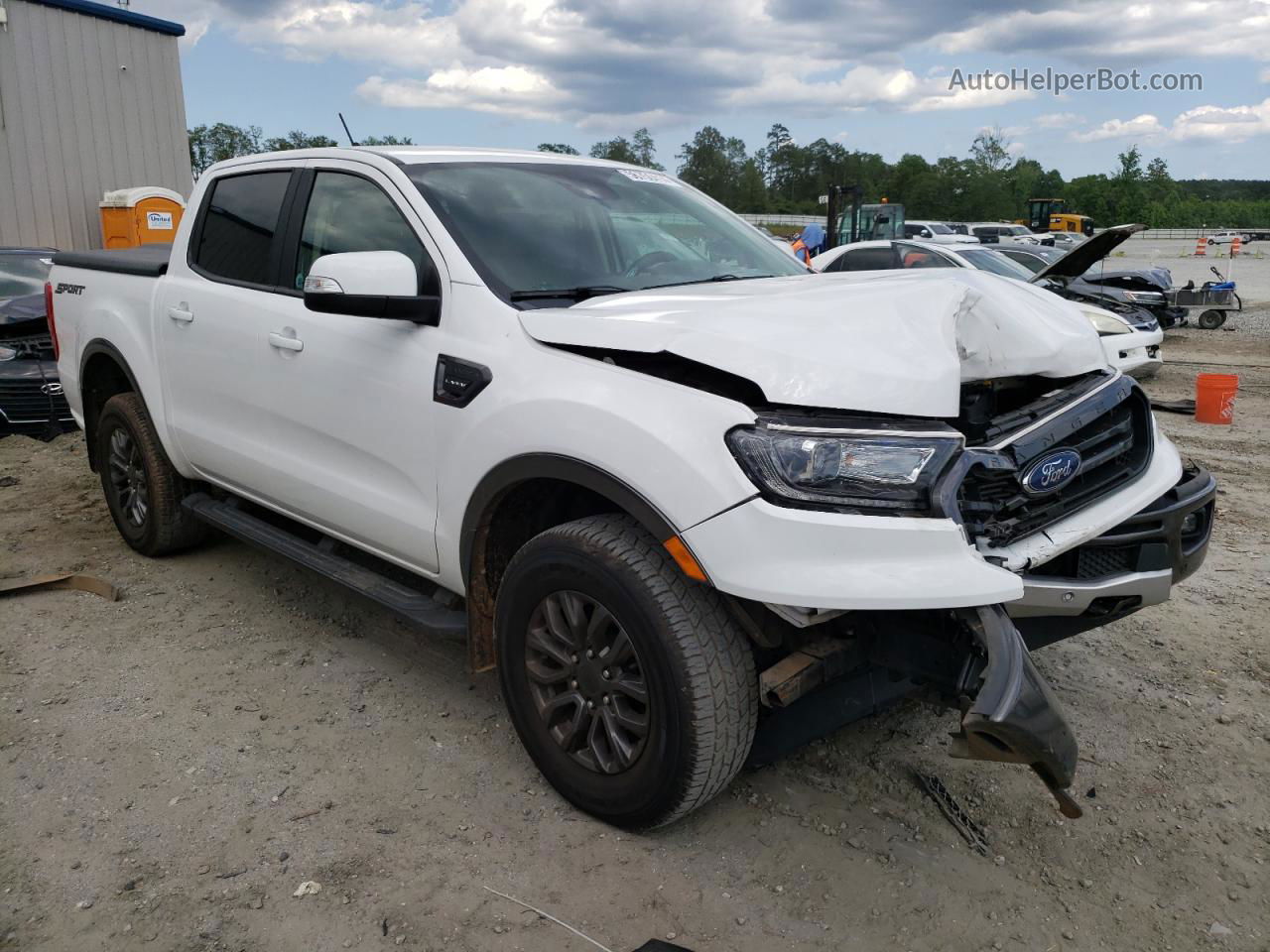 2020 Ford Ranger Xl White vin: 1FTER4EH9LLA60119