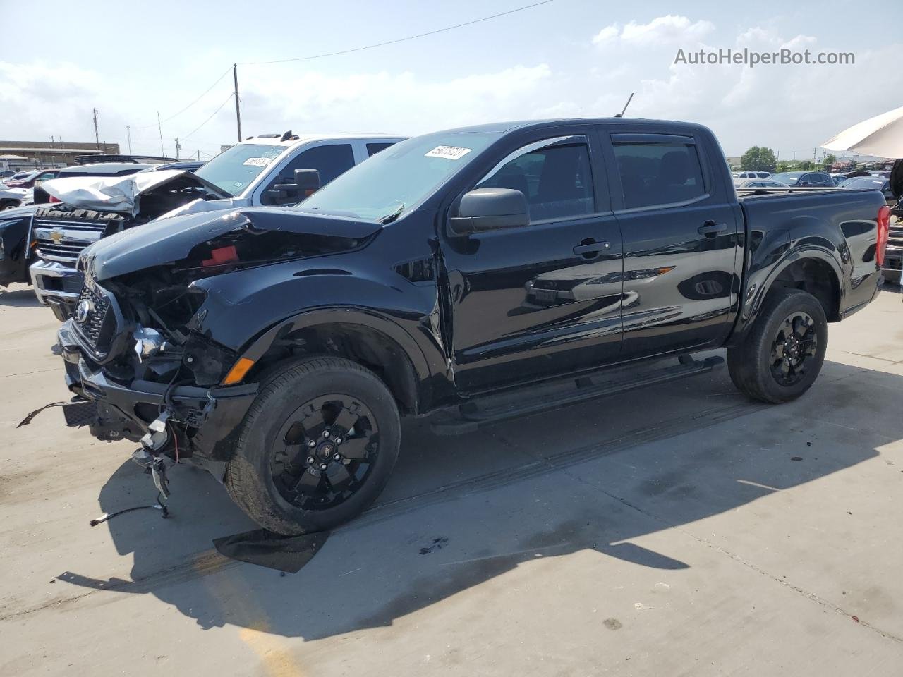 2020 Ford Ranger Xl Black vin: 1FTER4EH9LLA85456