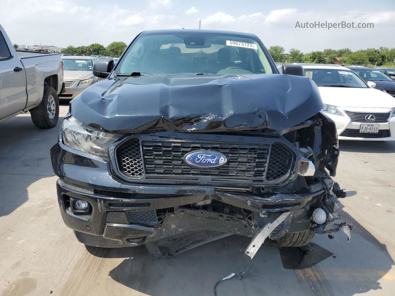 2020 Ford Ranger Xl Black vin: 1FTER4EH9LLA85456