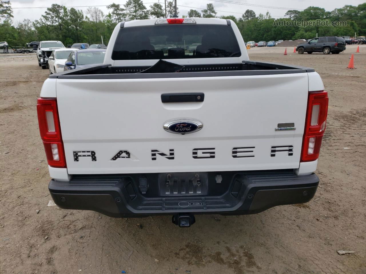 2019 Ford Ranger Xl White vin: 1FTER4EHXKLB14056