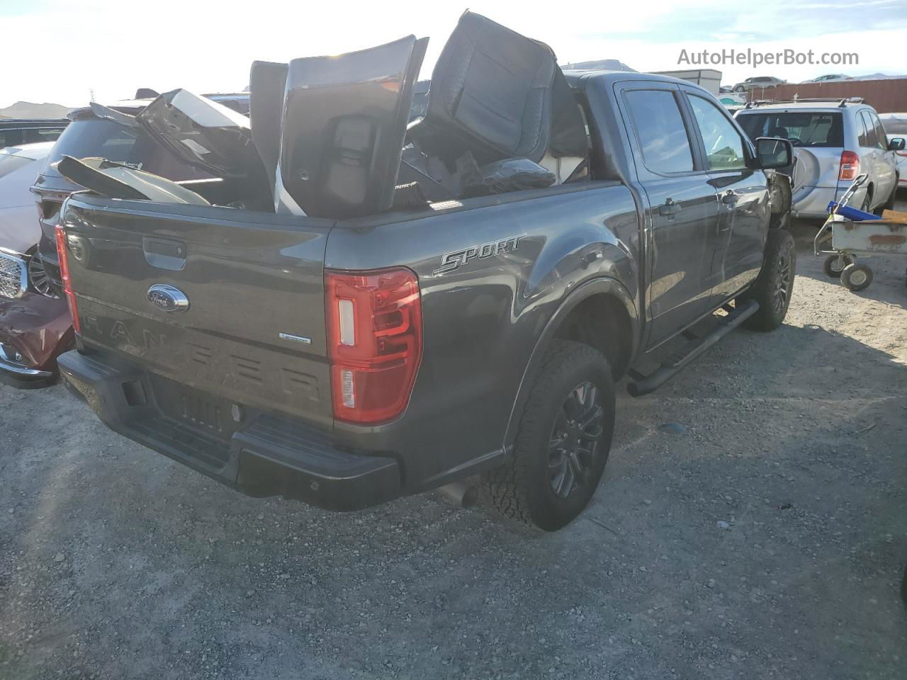 2019 Ford Ranger Xl Charcoal vin: 1FTER4EHXKLB16387