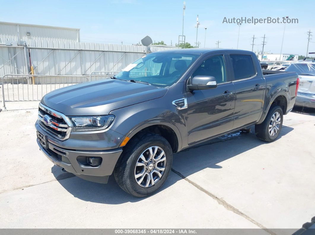 2020 Ford Ranger Lariat Gray vin: 1FTER4EHXLLA09678