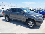 2020 Ford Ranger Lariat Gray vin: 1FTER4EHXLLA09678