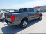 2020 Ford Ranger Lariat Gray vin: 1FTER4EHXLLA09678