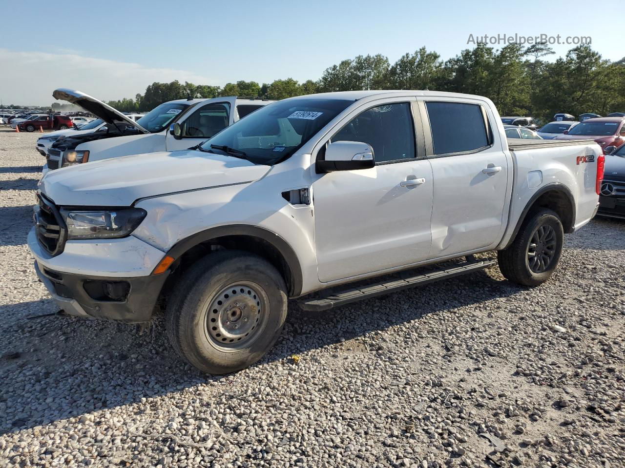 2020 Ford Ranger Xl White vin: 1FTER4EHXLLA38422