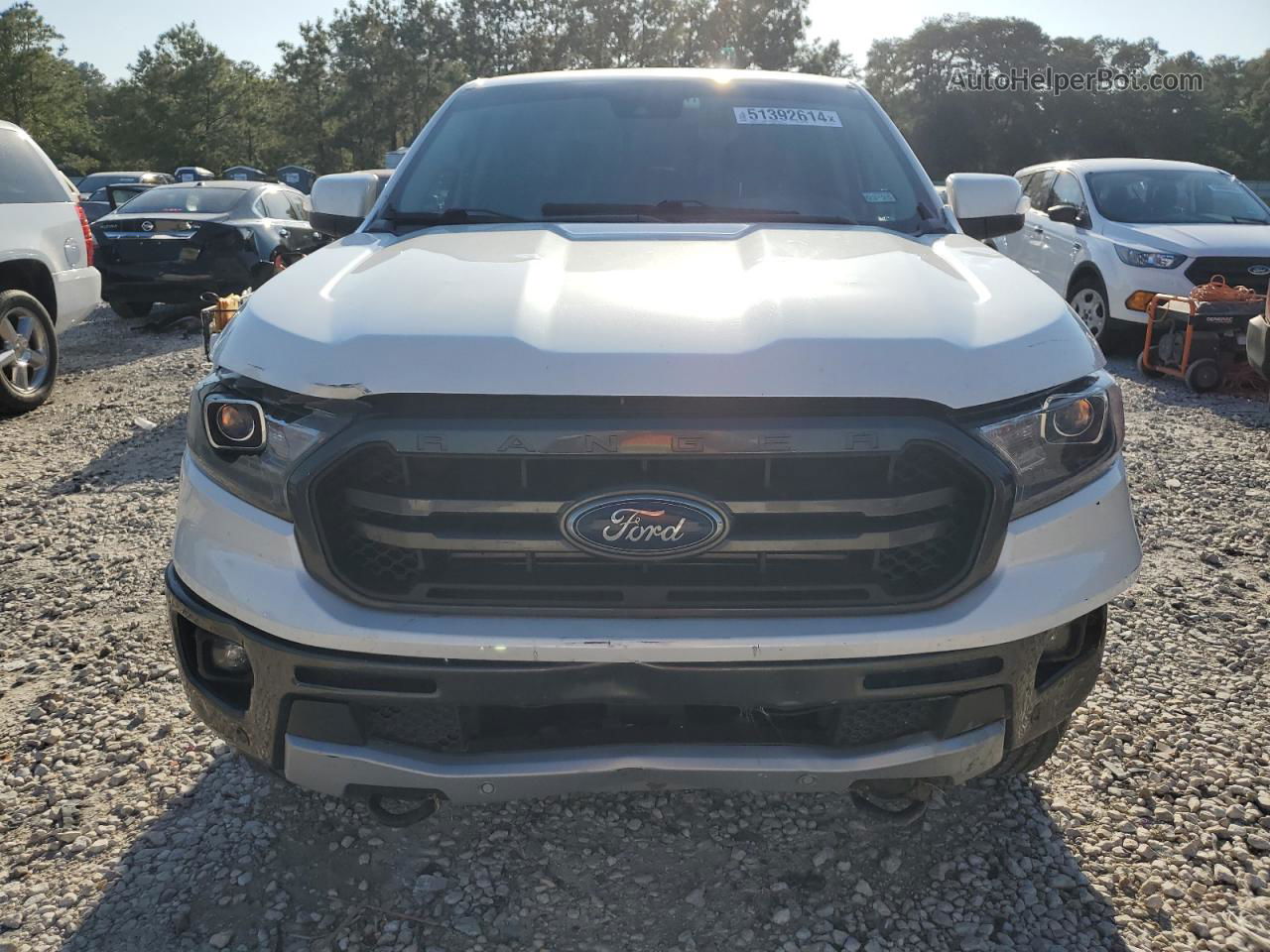 2020 Ford Ranger Xl White vin: 1FTER4EHXLLA38422